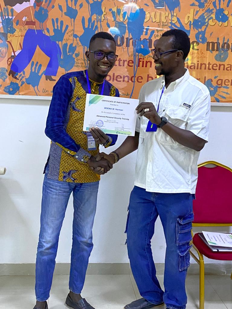 Herman59118394's tweet photo. Adcanced Personal Security Training.
During three days with we have learnt how to have on hostile field. 
Thank to @CatholicRelief  for this very relevant training given our current context https://t.co/QsOROVPuui