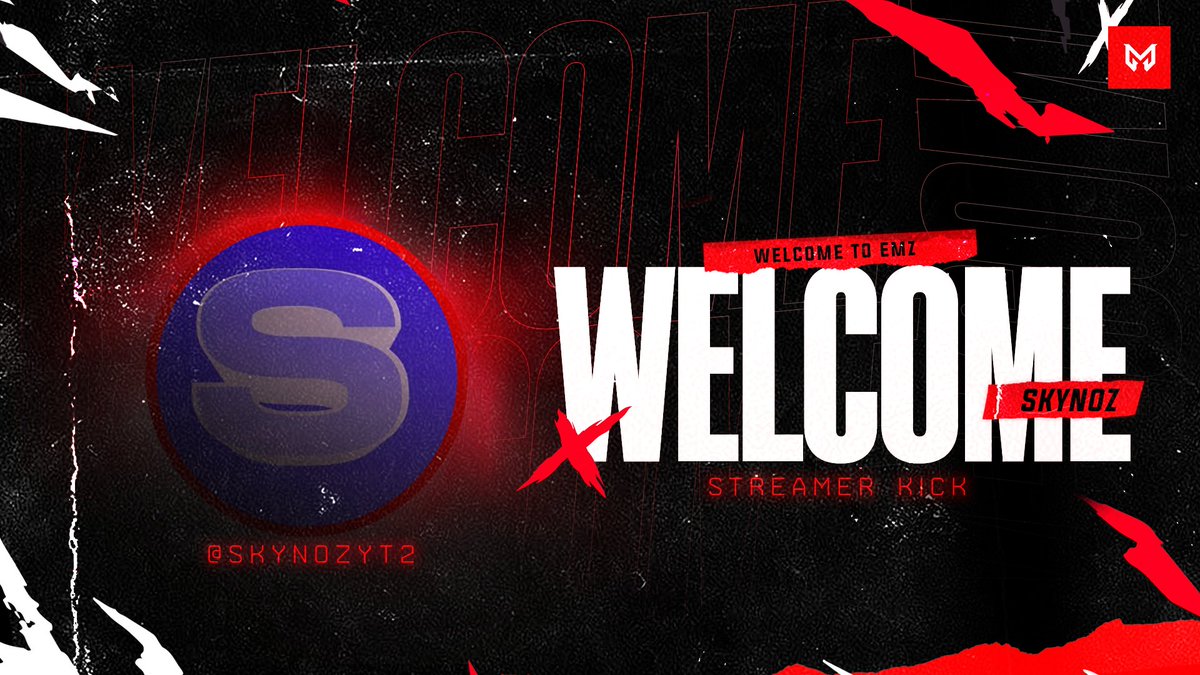 #Welcome 

 Nous souhaitons la bienvenue à notre nouveau streamer / caster #Fortnite  <a href="/SkynozYT2/">M8 Skynoz</a> ! 

 Vous le retrouverez très vite en live sur notre chaine #Twitch !   #EMZWIN