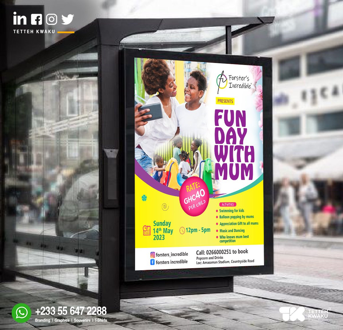 TettekK's tweet photo. With the designer's creative touch, the client is assured of a creatively and simply designed flyer to communicate your message.
Get in touch with designer today.
+233556472288
#graphicdesigner #branding #flyerdesign #creativeideas #flyers https://t.co/2Tu7mnJjmJ