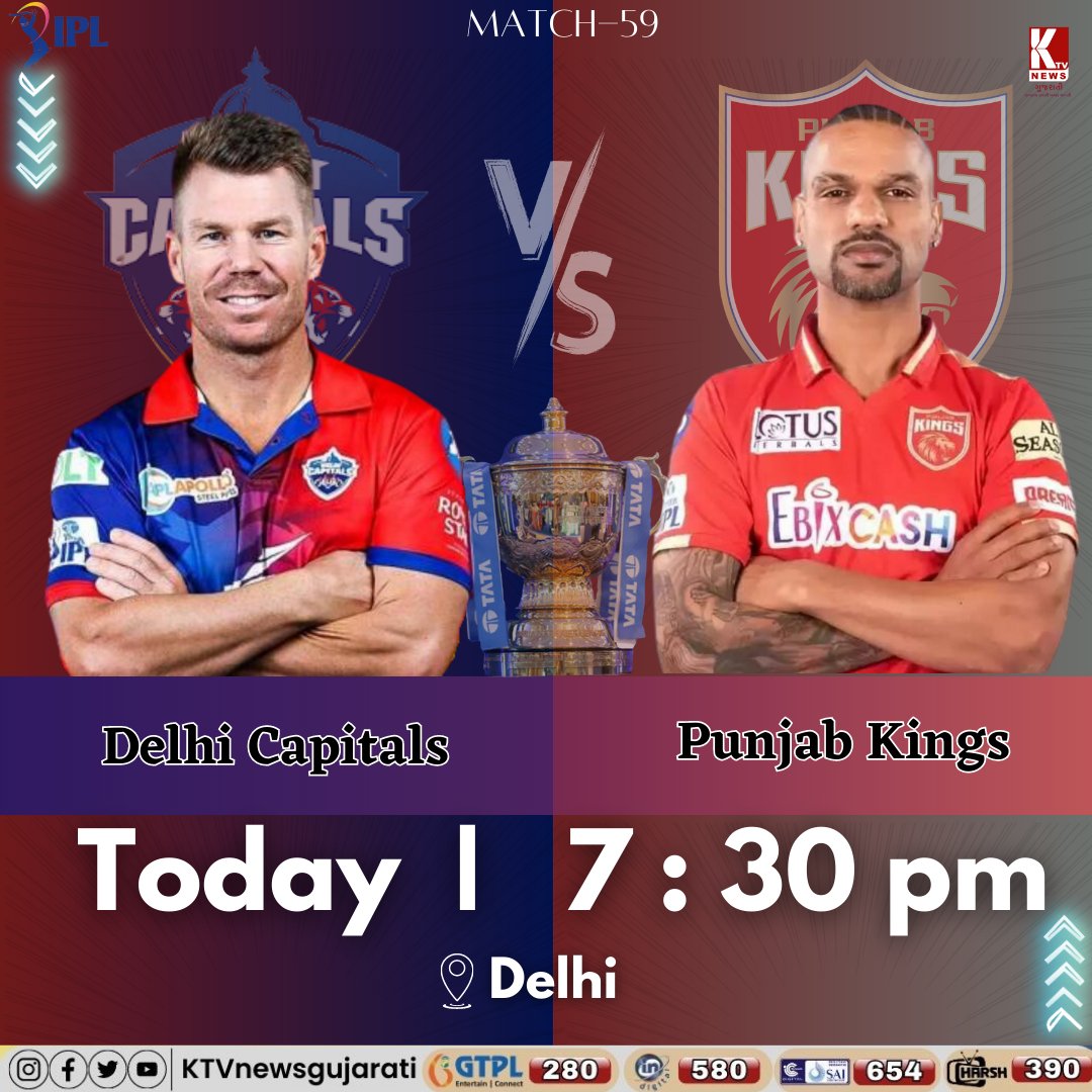 Today match . . @delhicapitals vs @punjabkings . . live from delhi . today at 7.30pm . . #ipl #ipl2023 #ipl2020 #cricket #players #delhicapitals #punjabkings