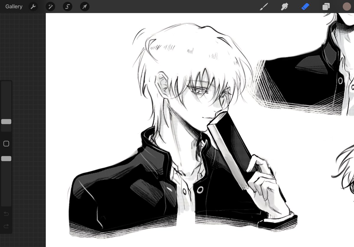 bibbob21012's tweet image. ทุกวันนี้มีแพลนอยากทำมังงะออริสักเรื่องดู แต่วาดมังงะไม่เป็นแถมเนื้อเรื่องก้เขียนไม่เปนด้วยค่ะ5552525252 ตอนนี้วาดออกมาได้แค่ตัวละครคร่าวๆ ยังไงก้ฝากตลคหลักพี่โทโมะ(หนุ่มหัวดำ🥺) ไอ้—พี่มาโกเบะ(ไอ่หัวขาวมันตัวร้ายมั้ยไม่รุ้แต่หมั่นไส้ส่วนตัวเพราะมันหล่อเกิน😔)