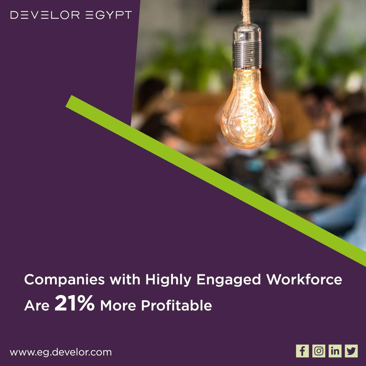 A highly engaged workforce equals more profits!

Source: haiilo

#engagedemployees #succesfulbusiness #retention #statistics #StatisticSaturday #develor #develoregypt