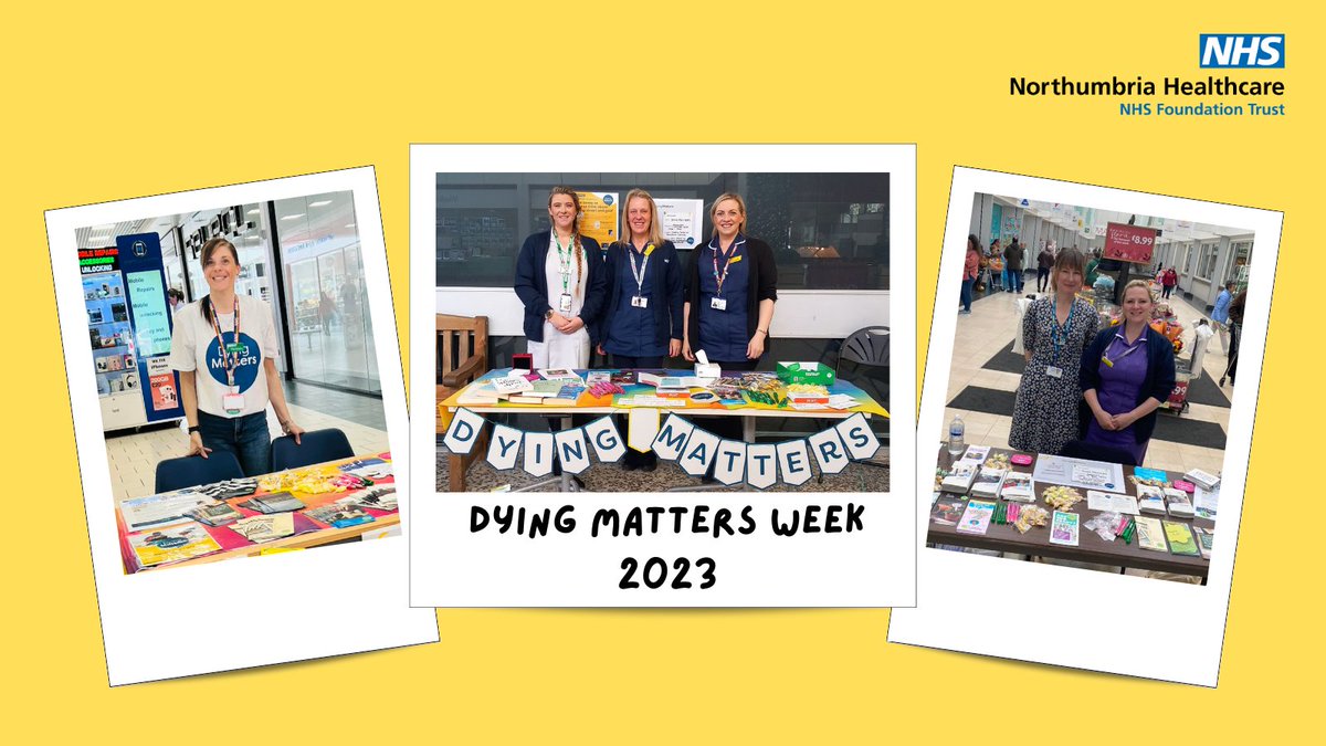 We want to say thank you to our team, who have been raising awareness for #dyingmatters week.

They've been helping people feel empowered and confident to talk about death and ask questions about this difficult subject 💙

Want to know more?  Please visit: bit.ly/44V6wO3