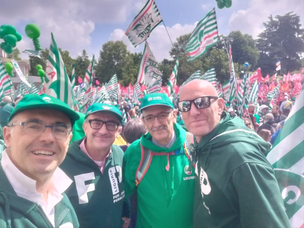 cislfpimsv's tweet photo. Milano 13 maggio 2023
#mobilitazionecgilcisluil
#perunanuovastagionedeidiritti 
#cislfpliguria 
#CISLFP https://t.co/vCLLBcvvoE
