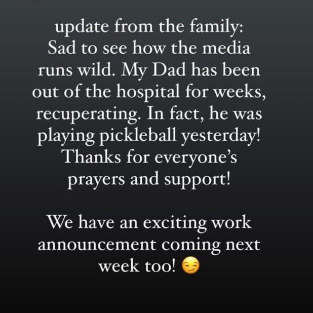 TidleRadio's tweet photo. Jamie Foxx’s daughter says her father has been out of the hospital for weeks.

#LiveItUp🚀 #BarzForLife https://t.co/ReibSnBCeo