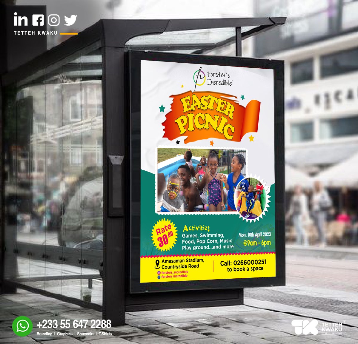 TettekK's tweet photo. With the designer's creative touch, the client is assured of a creatively and simply designed flyer to communicate your message.
Get in touch with designer today.
+233556472288
#graphicdesigner #branding #flyerdesign #creativeideas #flyers https://t.co/ahoVJSf3Ea