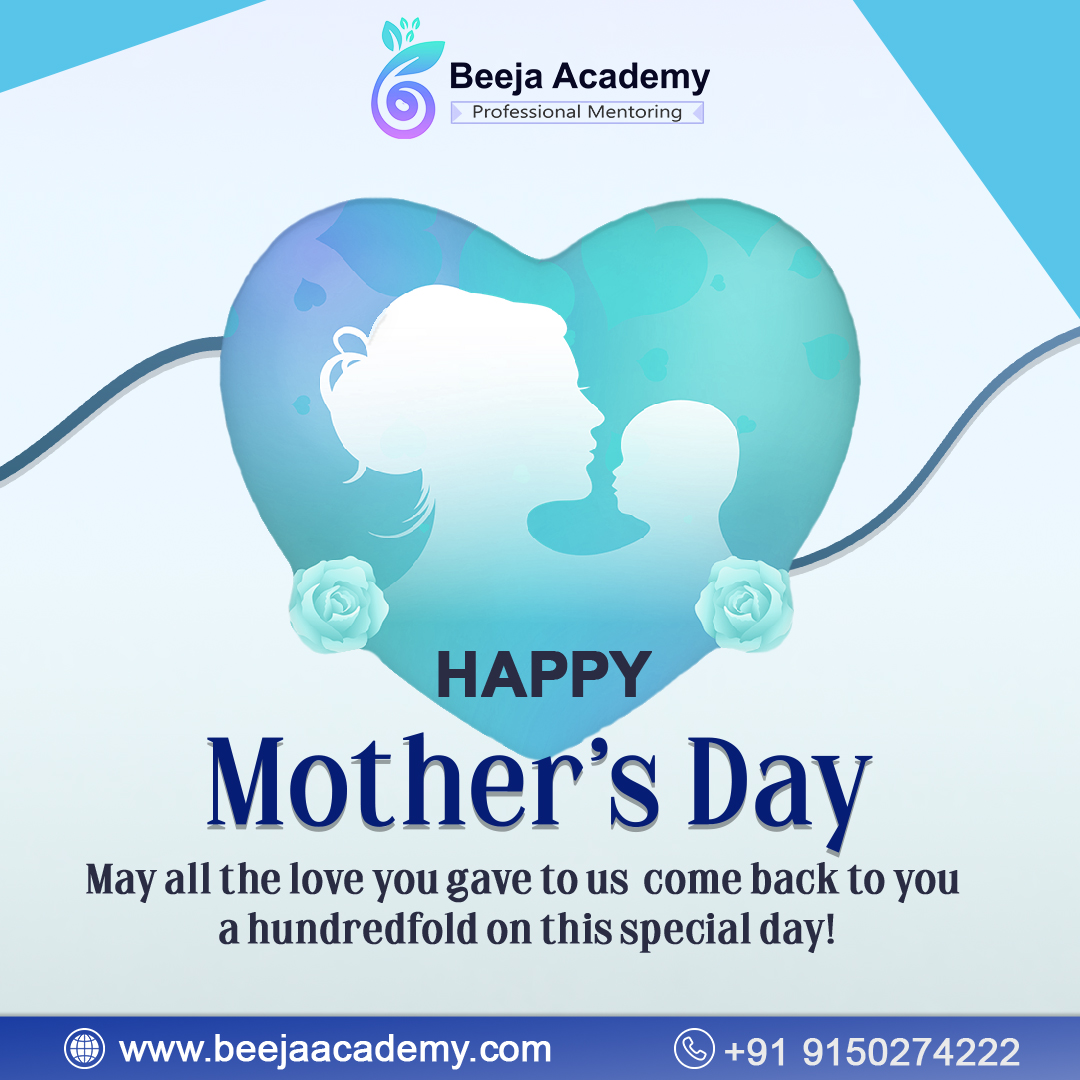 'Wishing you a Mother's Day filled with love, joy, and appreciation for all that you do. Thank you for being the best mom ever.' ❤️

#beejaacademy #happymothersday❤️ #Mothersday2023 #mom #mother #learning #motherhood #giftideas #gift #ITTrainingCenter #ITinstitute