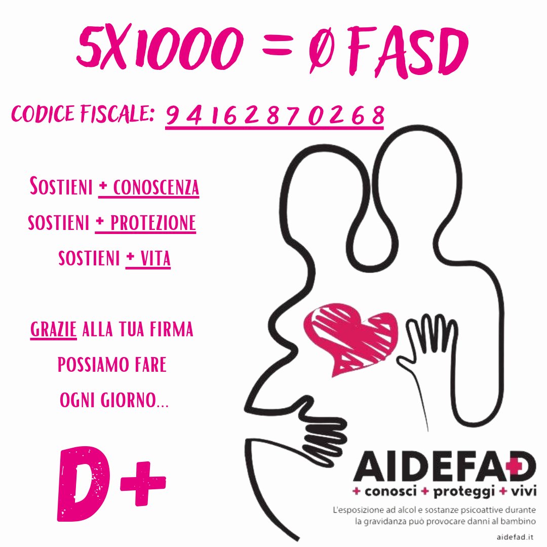 aidefad_ets's tweet photo. #5x1000 = 0 #FASD
#conosciproteggivivi #sindromefetoalcolica https://t.co/1uNBnSdZxY