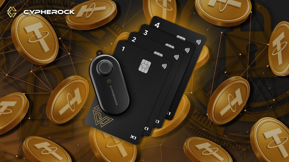 CypherockWallet's tweet photo. Store your $USDT and other stable coins securely with Cypherock X1, the hardware wallet that has been audited by @keylabsio and tested by @WalletScrutiny! 

Get your Cypherock X1 today - https://t.co/n2kUZlrxlf 

#cypherock #coldwallet #cryptocurrency #USDT https://t.co/CdtEY9ciFV
