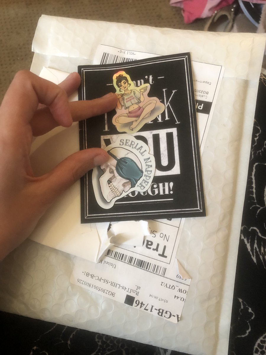 AlannahOldfield's tweet photo. Thank u so much @serial_napper I love them and the card is so cute aswell xx https://t.co/udqF3tSSzK