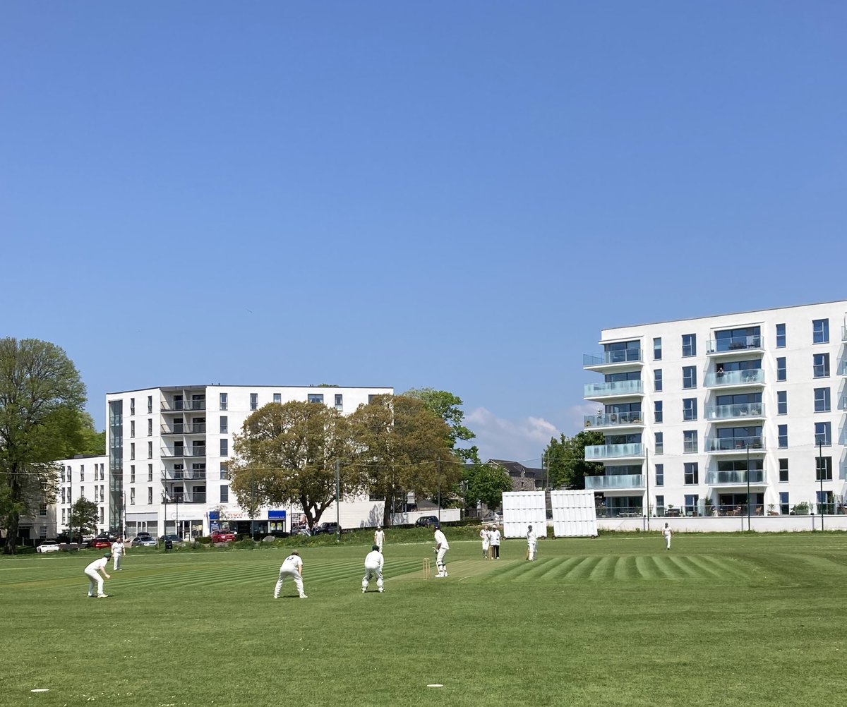therealdogbin's tweet photo. The season for @CornwoodCC 2s underway away at @CCPlymouth after an immaculately observed minutes silence for Ian Devine. #RIPJock #upthewood https://t.co/sNKFzrz7AI