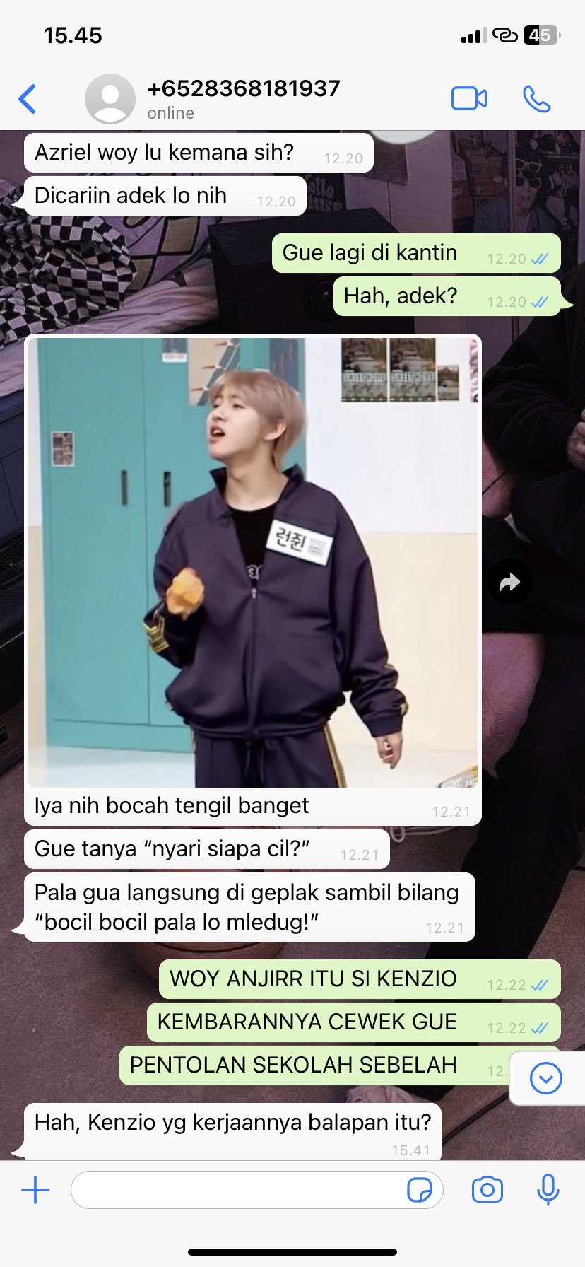 рќ рќ рќ µрќ µрќ On Twitter Perkara Dikatain Bocil вђ вђ Renjun Ft Jisung Few