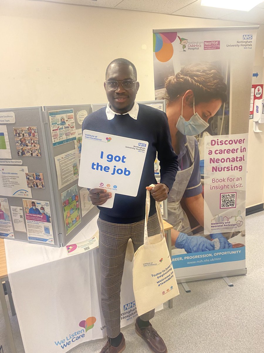 More offers being made for jobs @TeamNUH. we are interviewing for Nurses, HCSW, Midwife’s, MSWs with job offers being made on the day