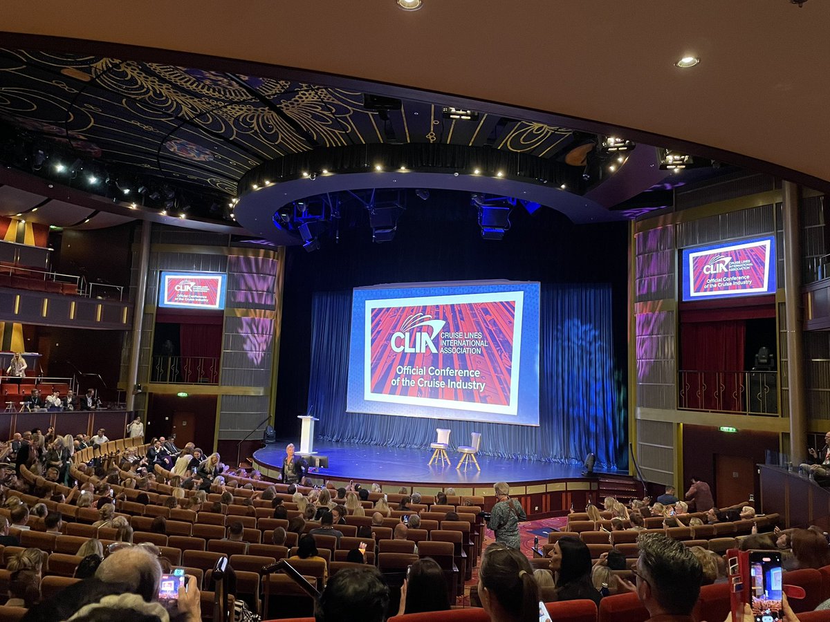 #CLIA conference #CruiseHeros on #CelebritySilhouette what a great start #myclia