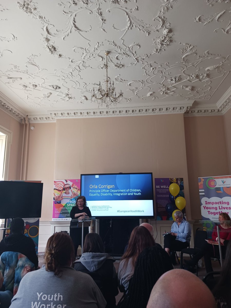 Very positive messages of flexibility and support from Orla Corrigan @dcediy to support #EuropeanYouthWork @Leargas @ywirl @ywigalway. Looking forward to seeing this progress!