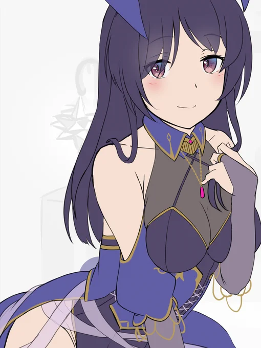 お顔が可愛く描けました