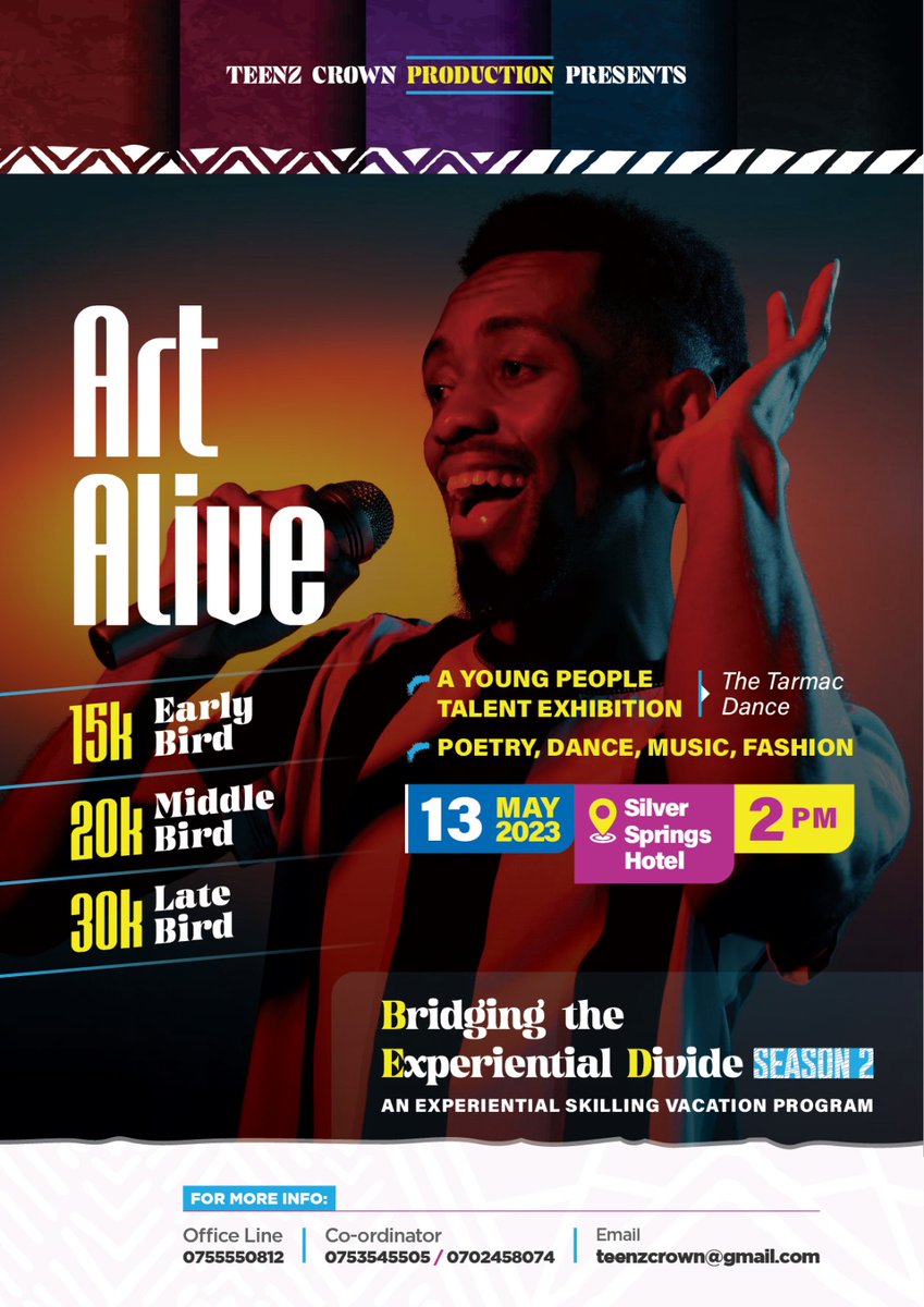 TeenzCrown's tweet photo. Join us at Art Alive Concert, where young artists and musicians are redefining what it means to be creative and inspiring the world. #ArtAliveConcert #RedefiningCreativity #InspiringTheWorld https://t.co/0lp7ZL2lhw