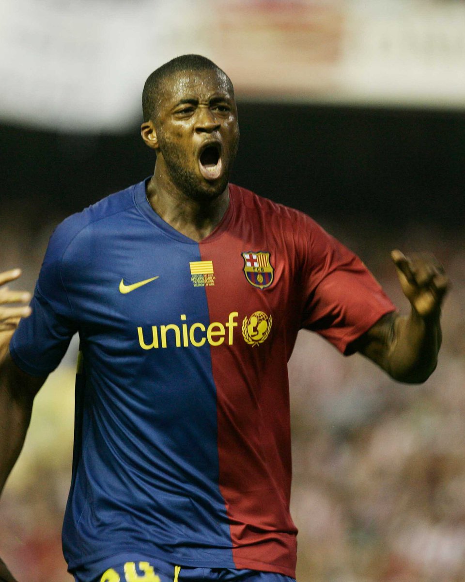 Former Barcelona player Yaya Touré turns 40 years old today. Happy birthday! 
