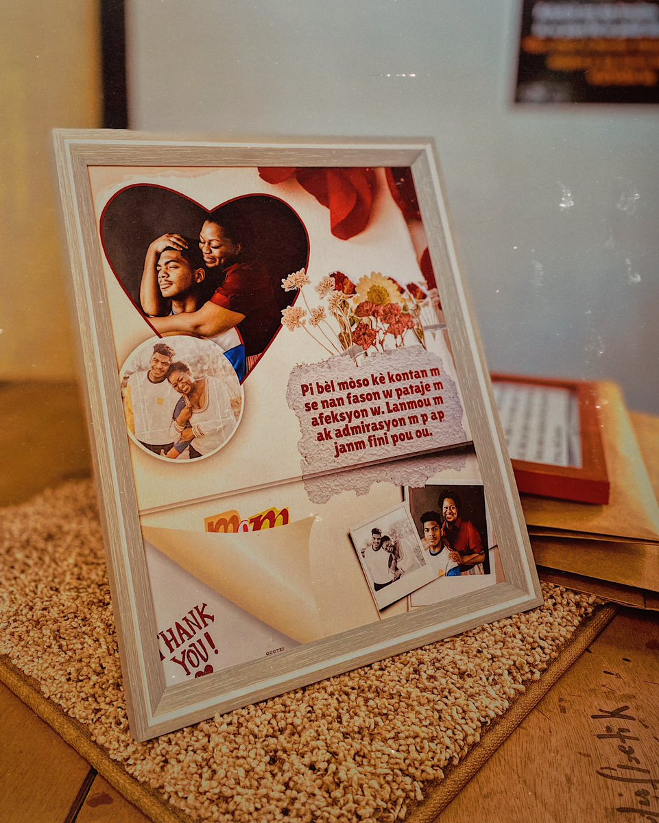 FlorentzCh's tweet image. Ekri m pou ka kado manman w lan ane sa. 🌹

#personalizedframe