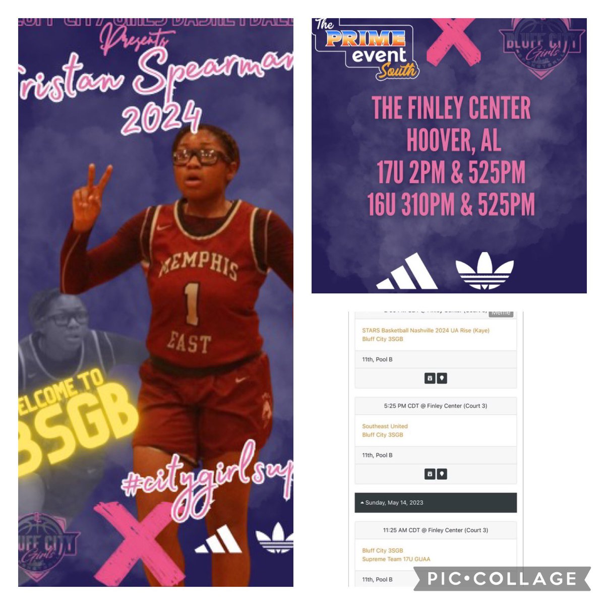 Baller1Tris's tweet photo. This weekend’s schedule! https://t.co/FVsRnF862M
