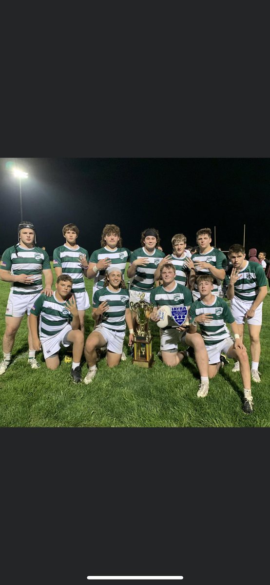 You are looking at the 4 time RUGBY STATE CHAMPS 🏆🏆🏆🏆 Way to go guys! Absolute 🐶 each and every one of you!