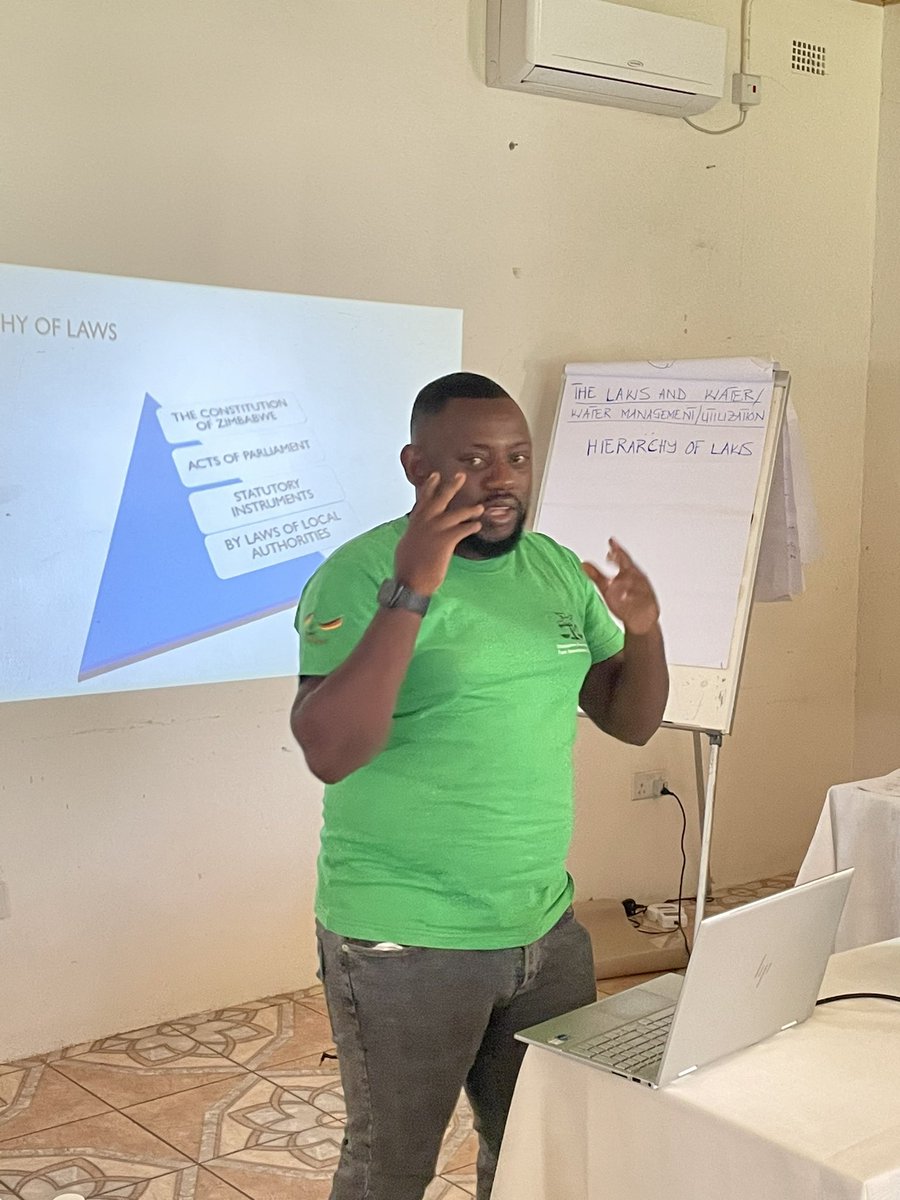 Wrapping up the 3 day Water Governance and Management Seminar for environmental committees in Gwanda. The legal framework relating to water and Integrated Water Resources Management salient topics discussed during the 3 days! @ZELA_Infor <a href="/SwedeninZW/">Sweden in Zimbabwe 🇸🇪</a>