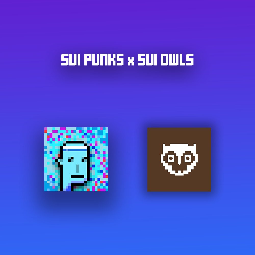 We have made another collaboration with our partner @SuiOwls ! 🦉

They have helped us integrating holder verification system.✅

And they have some surprises for our holders:🎁

-If you are one of the winners of our sweep contest, you will be able to join 5x OG spots raffle of