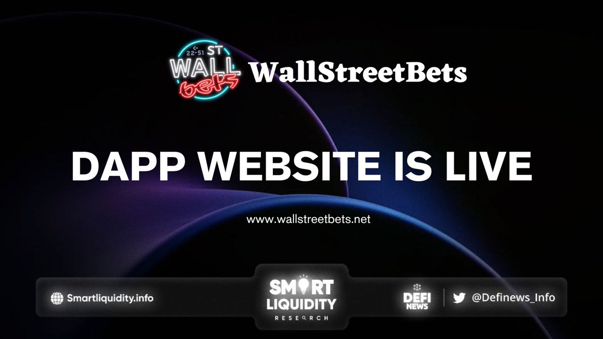 Definews_Info's tweet photo. π @WSBDapp #dApp Website is now live!
π#WSBDApp was created by legacy crypto veterans and launched as a #DeFi staking initiative
π½ENTER HERE
https://t.co/PVjJ6C8gIa
#Definews $WSB https://t.co/vpVOW475so