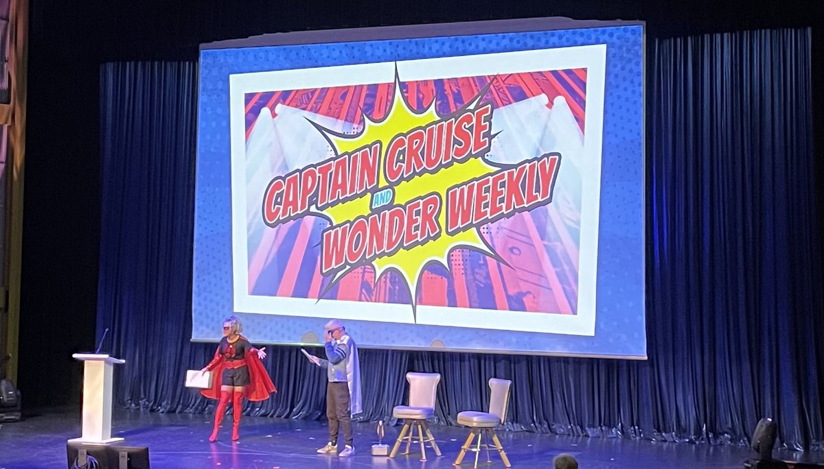 What fun #CruiseHeros #Andyharmer #LucyHuxley #myclia