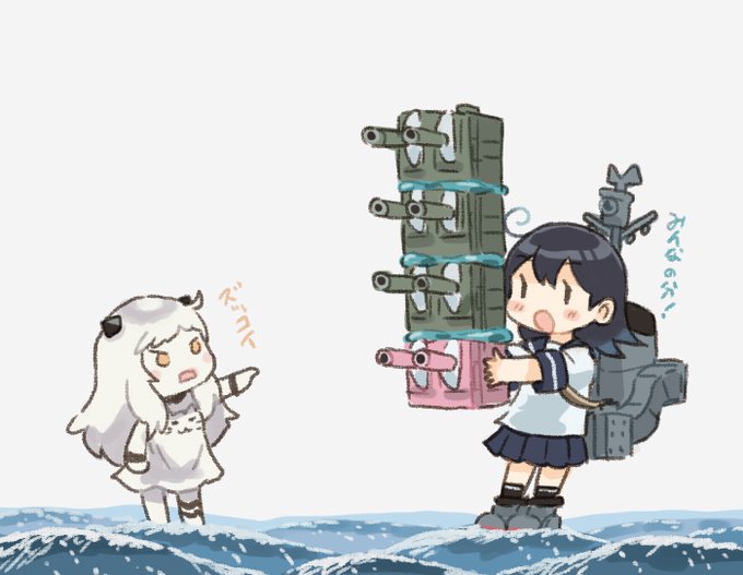 「2人の女性 深海棲艦」のTwitter画像/イラスト(新着)