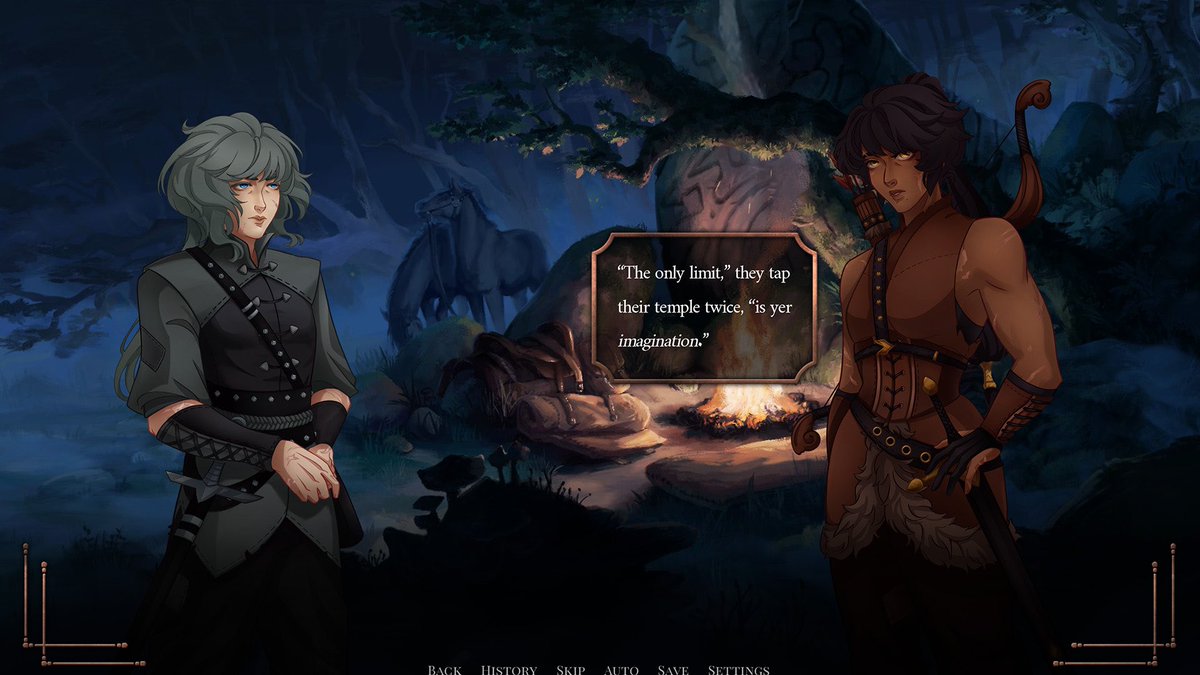 Trying out #screenshotsaturday ✨visual novel Our Winding Road needs some love ❤️ Play it at nimphradora.itch.io/our-winding-ro…