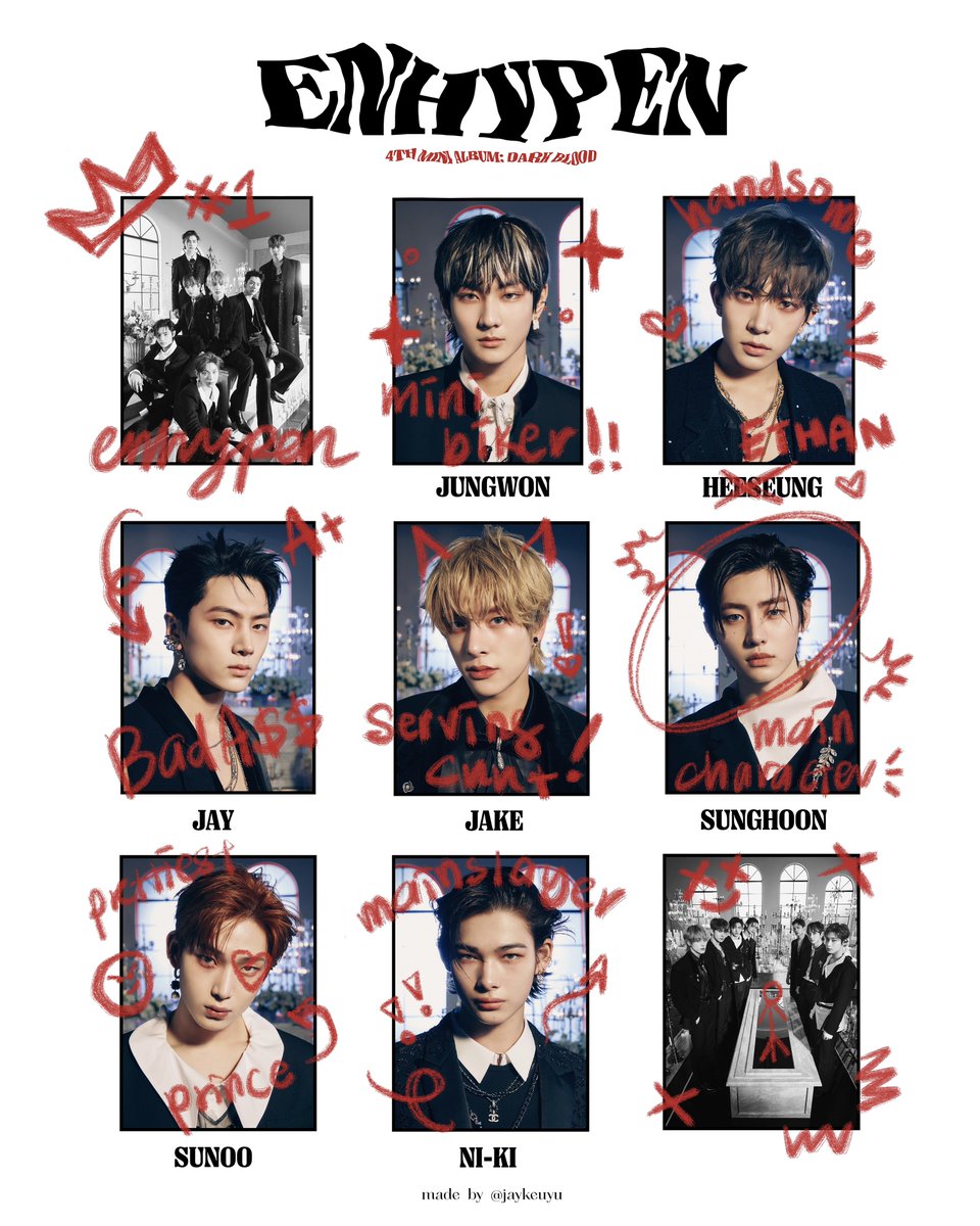 enhypen★ジェイク★m2u★ラキドロ★dark blood★weverse enhypen☆ジェイク☆m2u☆ラキドロ☆dark blood☆weverse enhypen