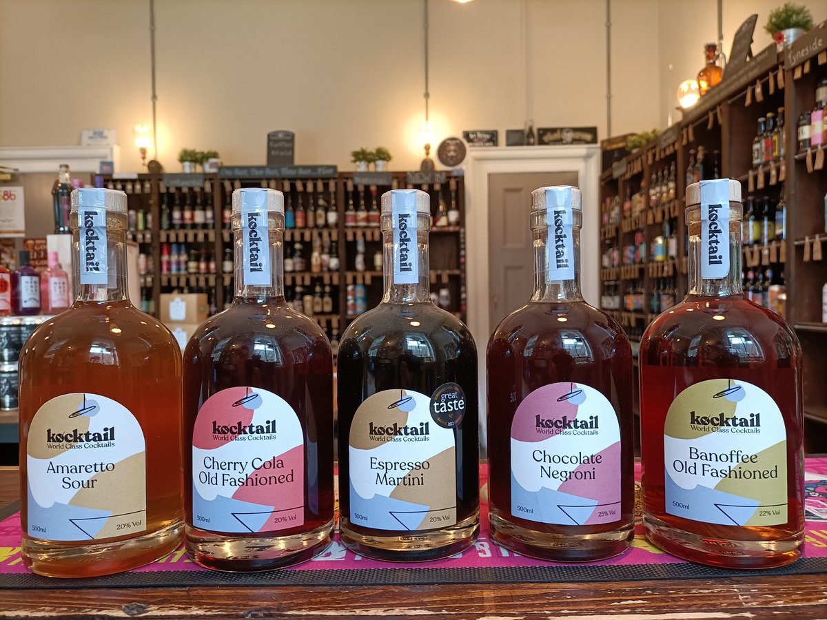 Stock Clearance

Køcktail ready made cocktails
In 50cl bottles:
AMARETTO SOUR
CHERRY COKA OLD FASHIONED
ESPRESSO MARTINI
CHOCOLATE NEGRONI
BANOFFEE OLD FASHIONED
All made in #NE1
Pour over ice.
Perfect cocktails every time

£20 per bottle to clear.