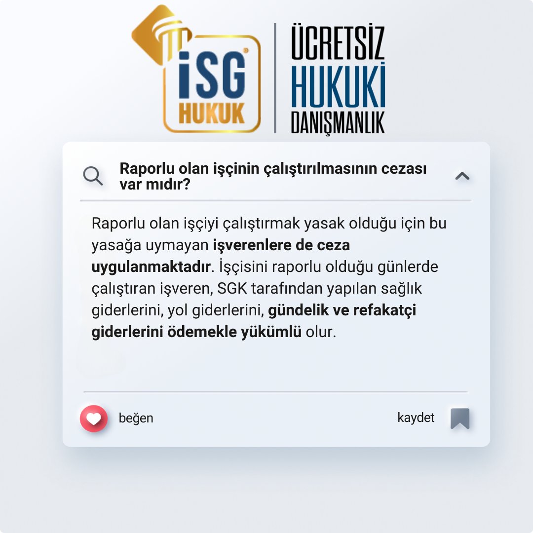 Bir çalışanın sağlık sorunları veya diğer kişisel zorluklar nedeniyle raporlu olması, insanca yaklaşım ve anlayış gereksinimlerinin bir sonucudur.  

#İşçilerinHakları #RaporluİşçilereDestek #Rapor #Çalışma 

<a href="/cuneyd6parmak/">Cüneyd Altıparmak</a>