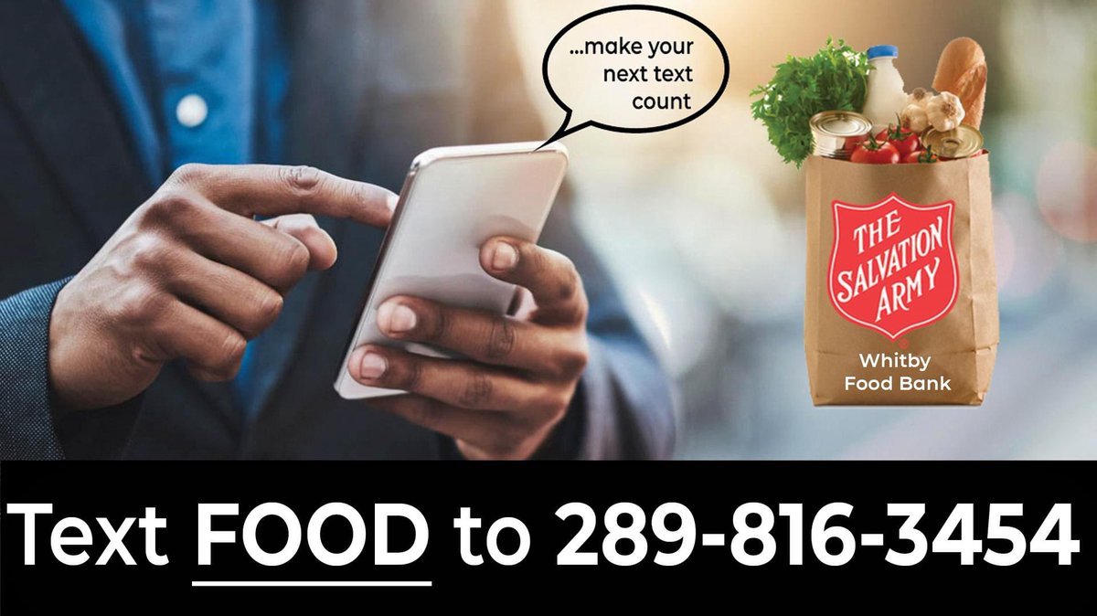 On site today as #townofwhitby supports #foodbanks. Monetary Donations via debit/credit/cash will also be accepted .  If you can’t get out in person you can donate online sawhitby.ca. Or text FOOD to  289.816.3454 

#nooneshouldgohungry  #foodbanks #tsawhitby