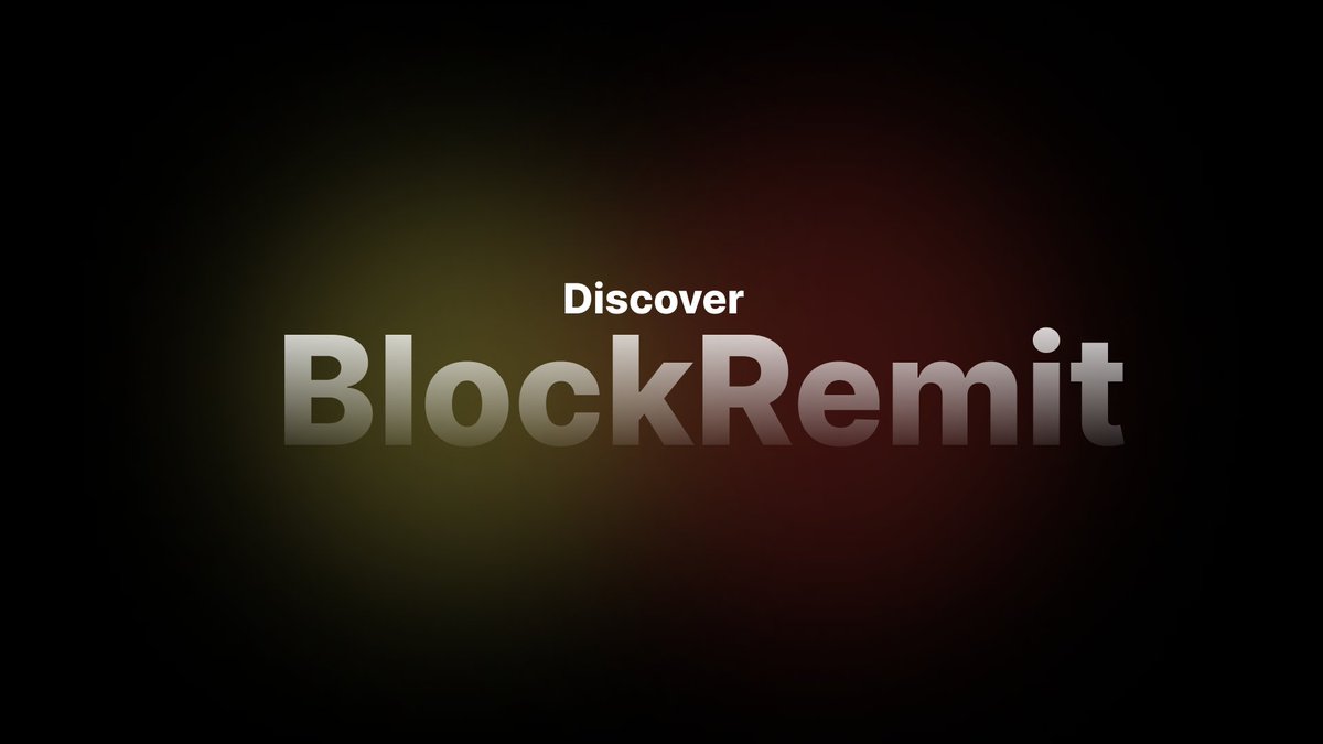 BlockRemit ⚡️ | Give your wallet superpowers tweet media