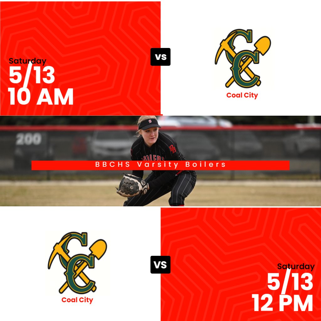 Your Varsity Boilers are at home today in a double header vs Coal City! First game starts at 10am and then the second is to follow, right around noon! Come out and see your Varsity team on the last Saturday home games of the season!!!