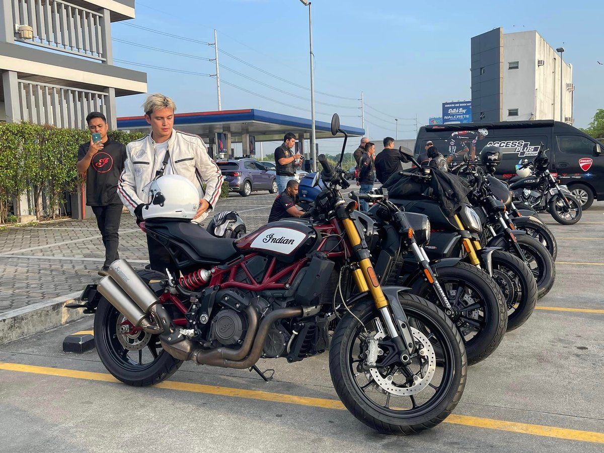 REIDersOfficial's tweet photo. At the moment:
Our first Official Indian Breakfast ride at Subic Grand Harbor Hotel. See you there! 🏍️
Be part of something bigger!
#Indianbreakfastride
#makethefirstmove
#indianmotorcycle
#accessplusgroup
©️ Access Plus Group
#JamesReid | James Reid | @tellemjaye https://t.co/CC8q4sJT6c