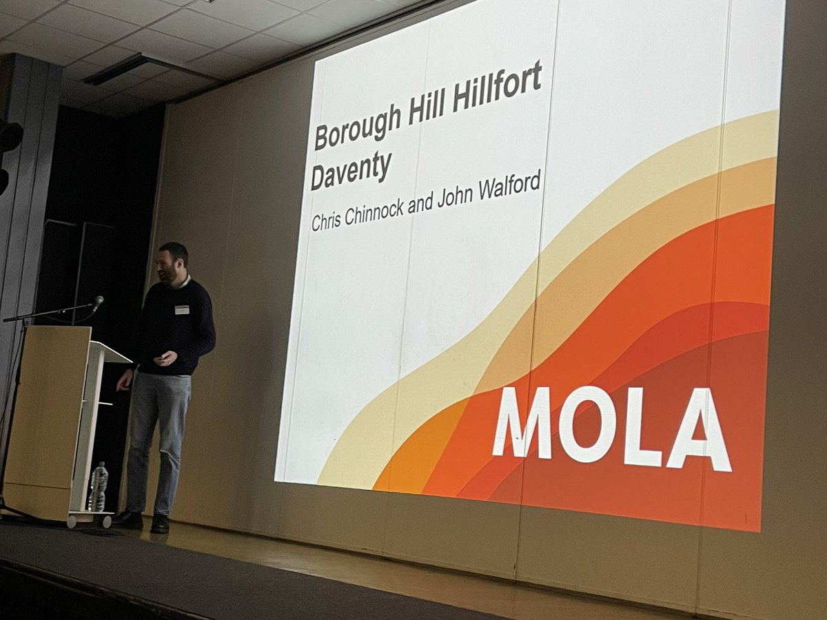 John Walford of <a href="/MOLArchaeology/">MOLA</a> is covering the Northamptonshire Borough Hill Hillfort works, identifying linear barrow cemeteries, villa structures and internal enclosures through phased geophysics with CLASP.