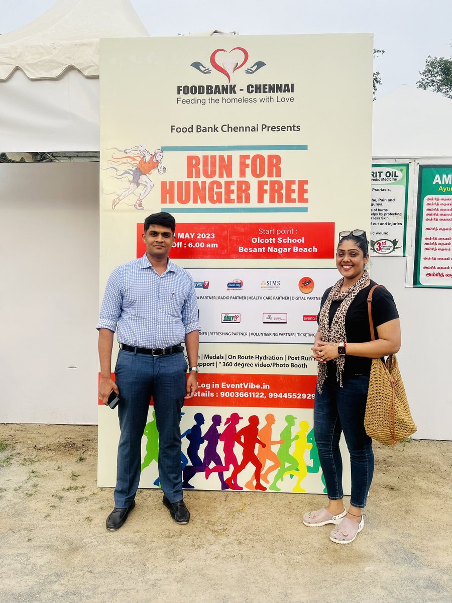 snehamohandoss's tweet image. Placed Our #RunForHungerFree Standee At @ttdcofficial International Handloom, Handcrafted Festival #ChennaiVizha, I sincerely thank @Sandy_Nanduri IAS for supporting and spreading awareness on our initiative #HungerFree. 
Come let’s all run together on world hunger day. #May28th