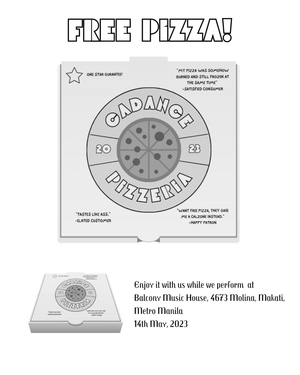 DEM0FFICIAL_'s tweet photo. Free pizza ⁉️

FREE PIZZA ‼️

Join us tomorrow and don't miss out on free pizza made by our very own Pizza Cat🍕🐱 

#DEMOCADANCE🪩🐱
#DEMODDAY💿
#CADANCEEPRELEASE🪩🐱 https://t.co/82lX7SrJdz