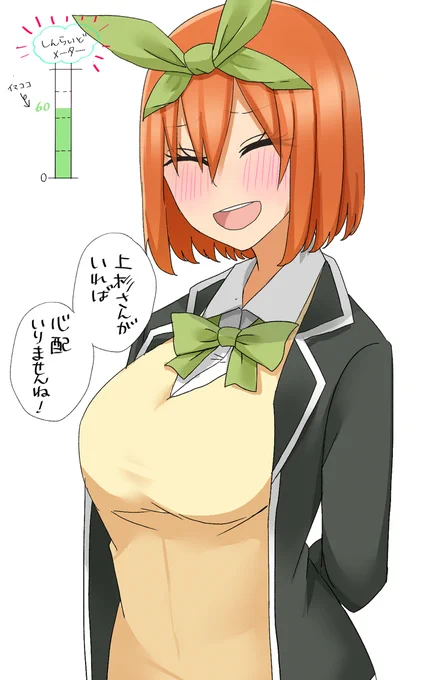 だんだんと心を開いていく四葉②  #五等分の花嫁 #中野四葉