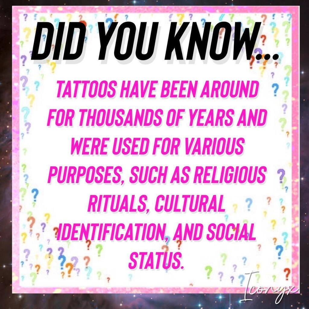 iconyxtattoo's tweet photo. Just a random fact about tattooing. Did you know this already?

#tattoo #tattooink #tattoolife #ICONYX #iconyx
#iconyxtattoo #randomfacts https://t.co/w5j0pDag2r