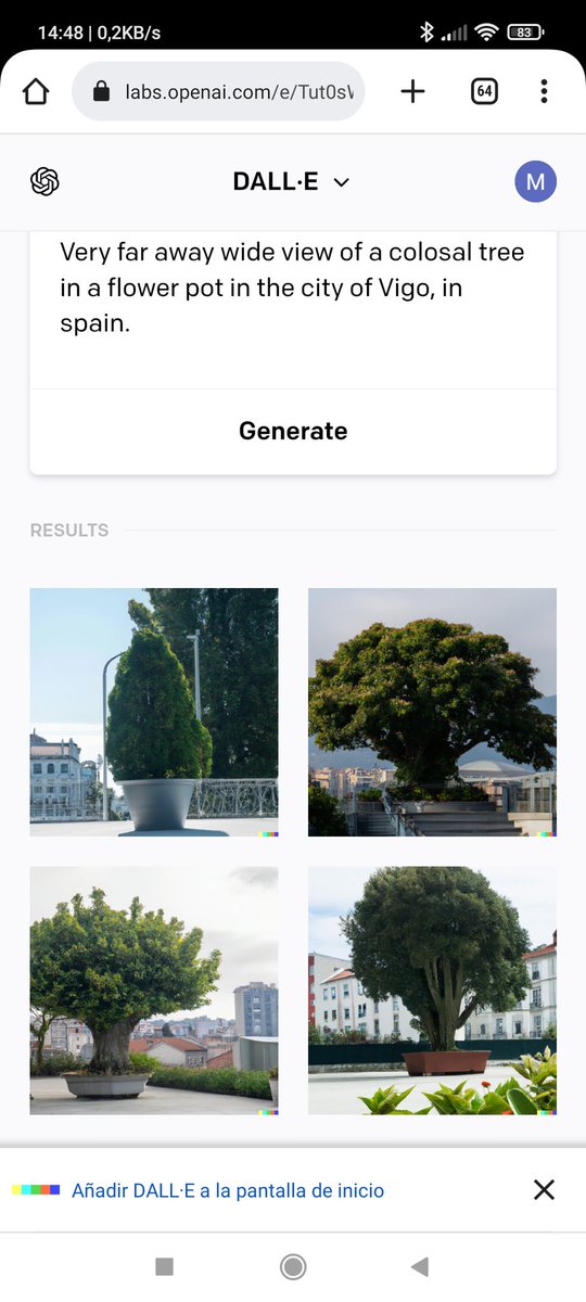 meinoeder's tweet photo. @MaltratoPaisaxe @Vigoblog @coagvigo @COAGPontevedra @vozvigo @abelcaballero  el propio concepto de árbol colosal en una maceta es absurdo. Es tan absurdo que ni la inteligencia artificial más avanzada es capaz de reproducirlo con unos mínimos de realidad https://t.co/83PkyMO0bk