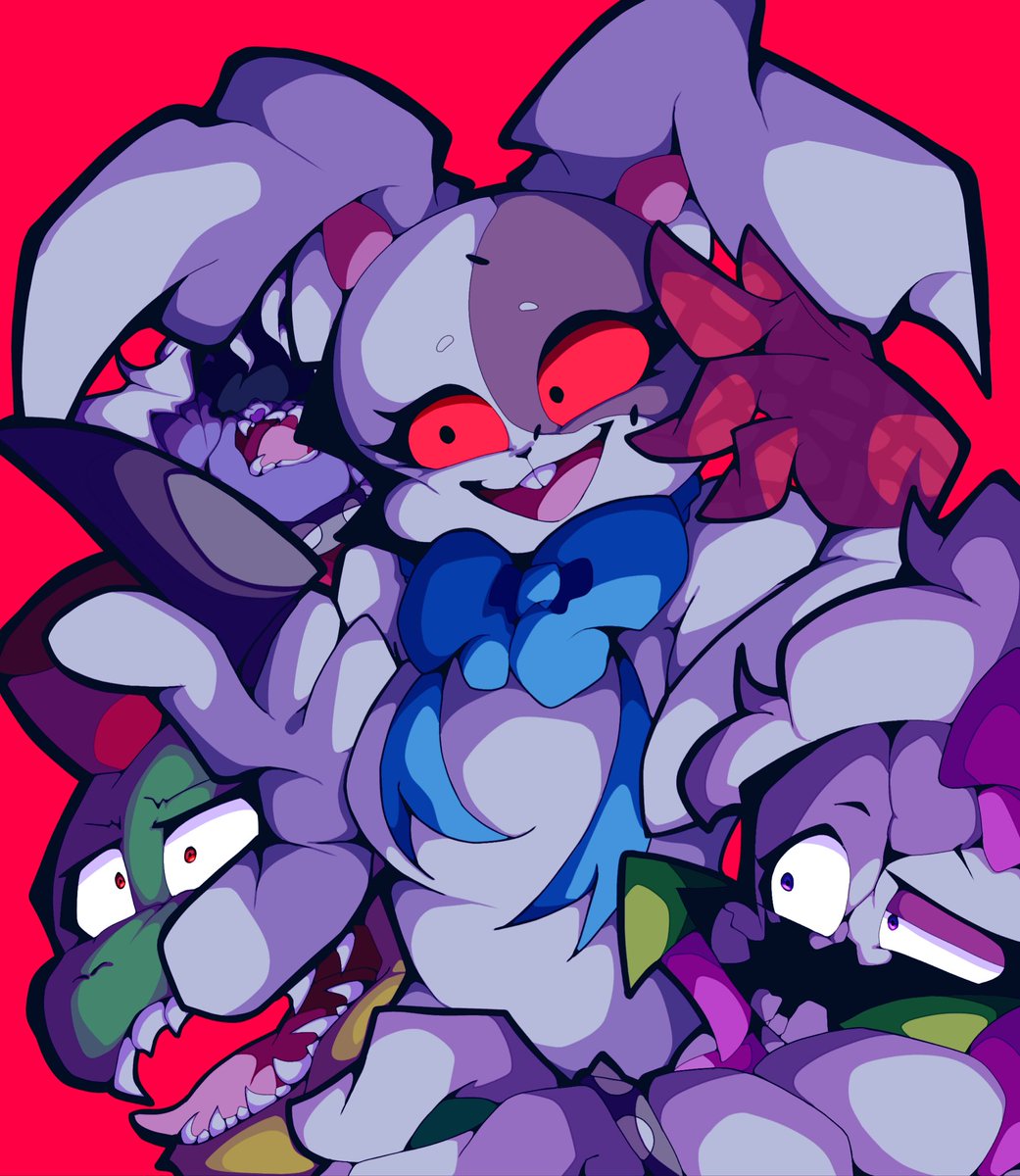 Gaiuki-COMMISSIONS OPEN on X: wip fanart of glitchtrap and vanny #FNAF #fnafsecuritybreach / X