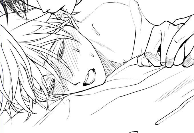 良い密着が描けたので早く全体を見て欲しい〜🥳(来月…!) 