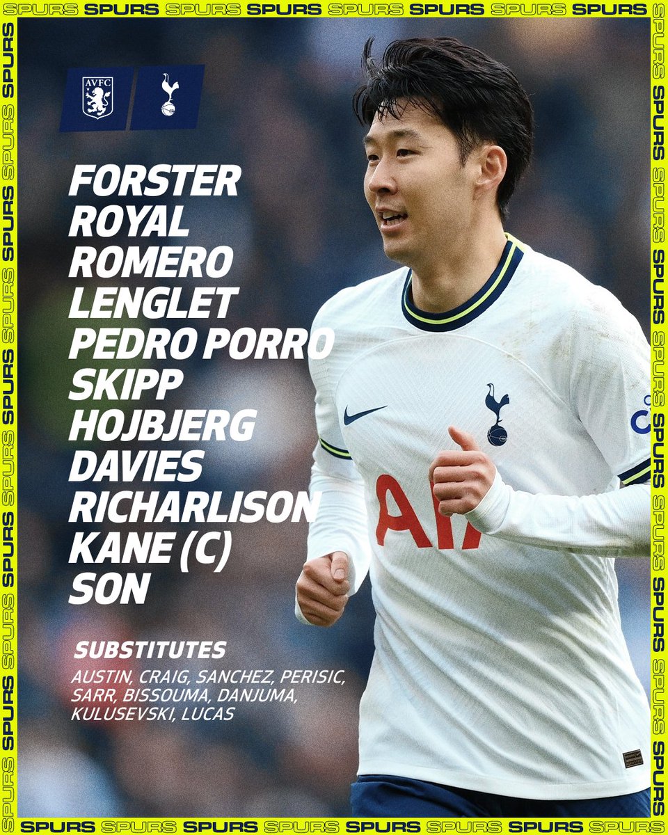 SpursOfficial's tweet photo. Ryan Mason names an unchanged XI 👊 https://t.co/JKfyW0Qzxl