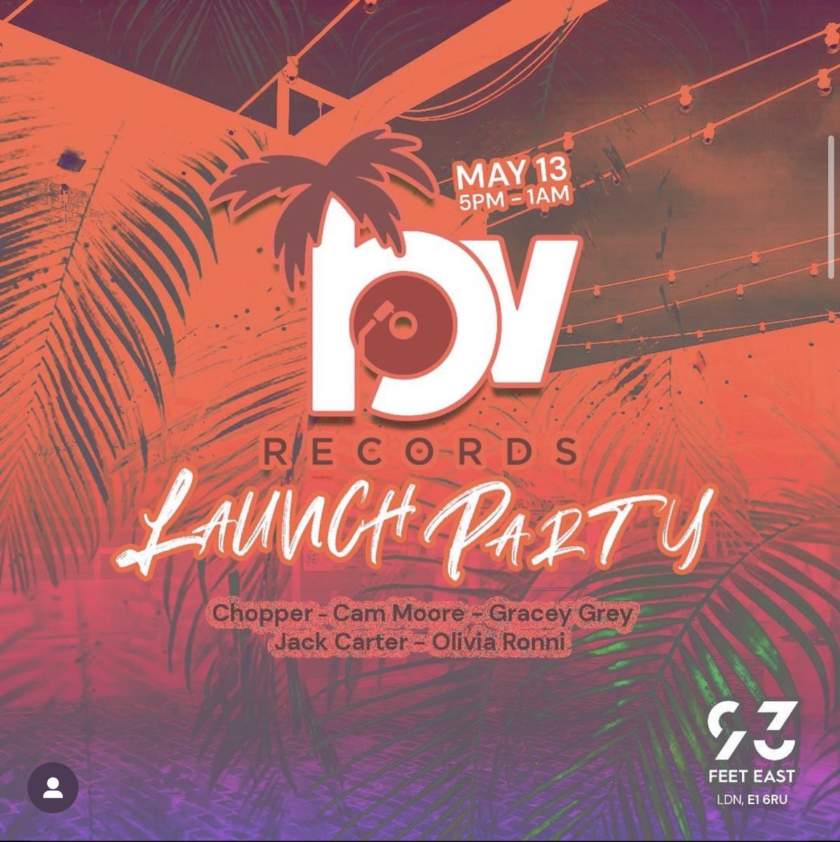 Catch us at <a href="/93FeetEast/">93FeetEast</a> today!🌴

TICKETS ON DOOR🌴❤️