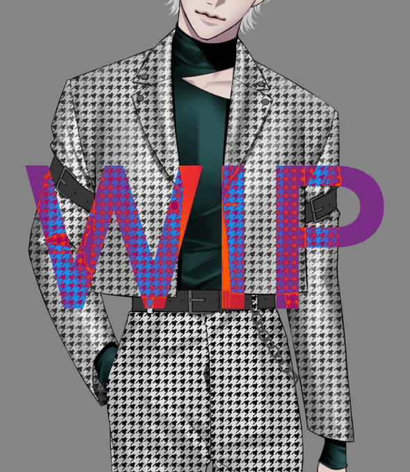 「houndstooth」 illustration images(Latest)