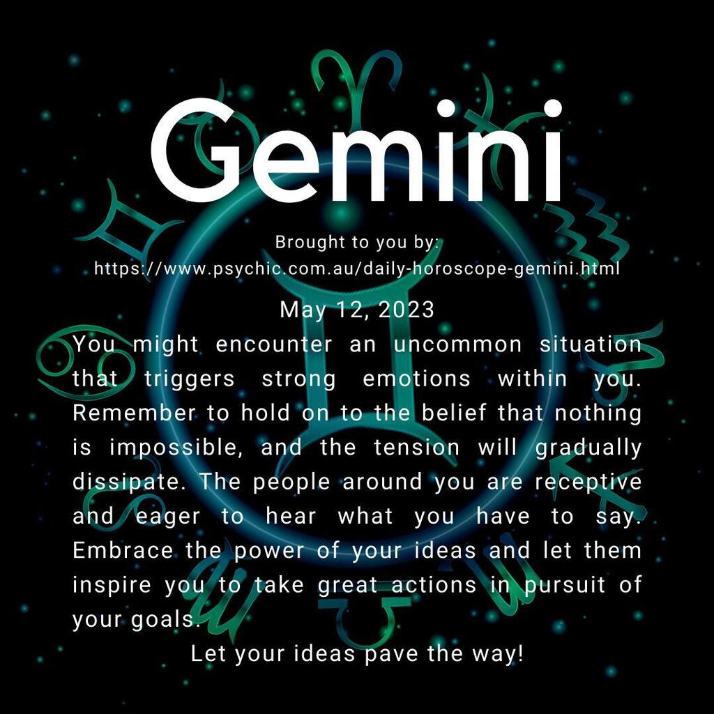 taurus2day's tweet photo. Full Gemini Horoscopes Link In Bio 
---
#horoscope #gemini #geminihoroscope #geminihoroscopes #astrology #mayhoroscope #dailyhoroscope #psychic https://t.co/0XHJau0dDJ https://t.co/rksclji0KJ